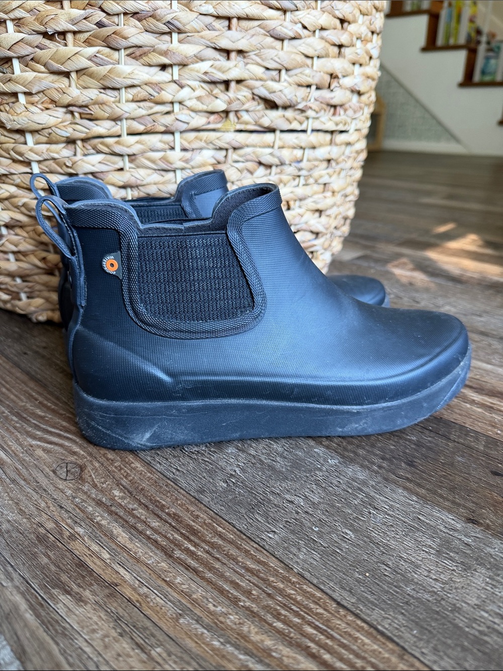 BOGS kicker Chelsea II rain boots black size women’s 8